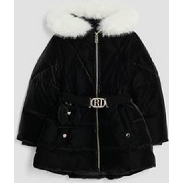 River Island Girls Black Belted Puffer Jacket - 11-12 Yrs