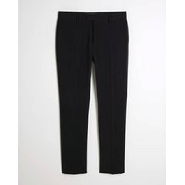 Mens River Island Black Skinny Fit Suit Trousers - 26L