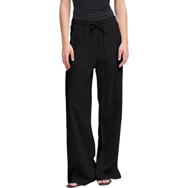 Women's flowing Trousers Ichi Linno - Noir - 40