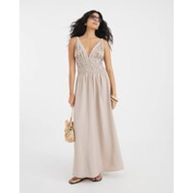 River Island Womens Grey Textured Maxi Dress - 6