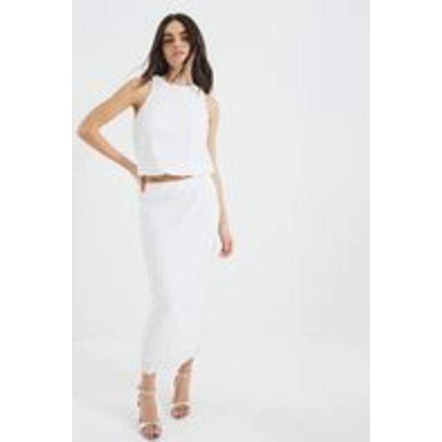 River Island Womens Cream Plisse Bubble Top - 22