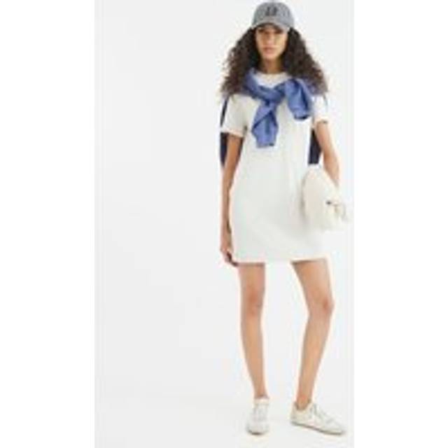 River Island Womens Cream Premium Short Sleeve Mini T-Shirt Dress - XL