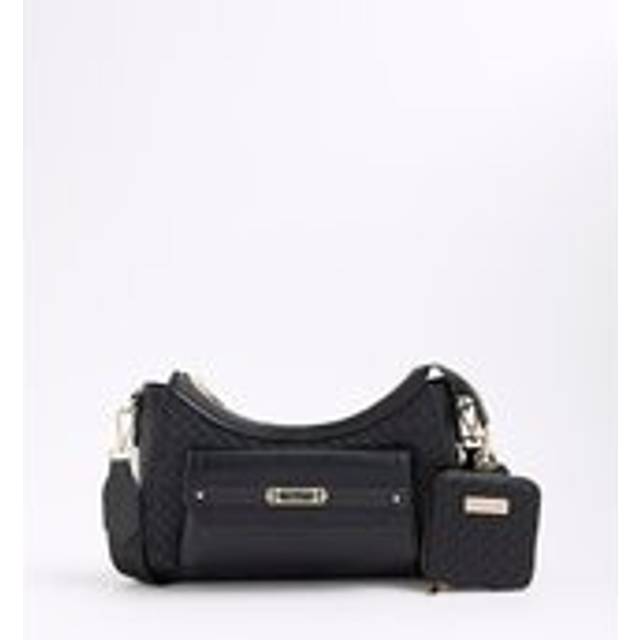 River Island Womens Black Front Pocket Cross Body Bag - One Size
