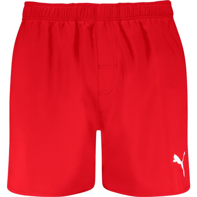 Puma Mid Length Swim Shorts - Red - XX-Large * Kampanj *