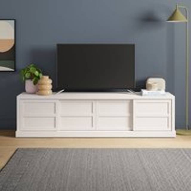 Jaxon Wide TV Unit for TVs up to 65" - White