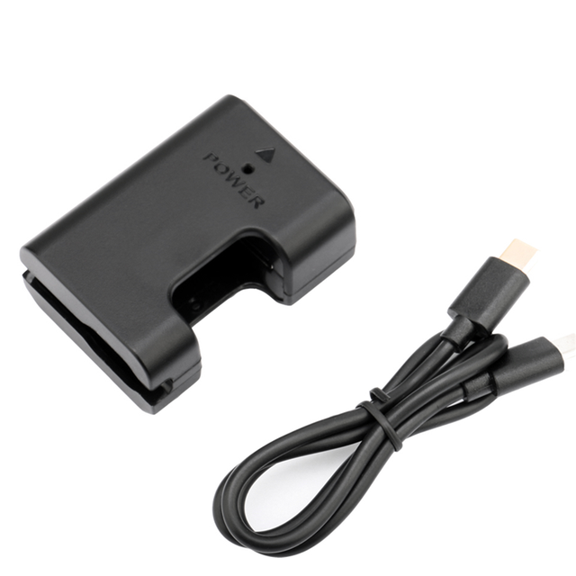 For NP FW50 Dummy Battery Pack Adapter TYPE-C 9V-20V for NEX-7