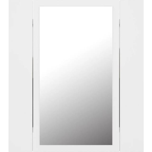 vidaXL LED Bathroom Mirror Cabinet White 40x12x45 cm Acrylic