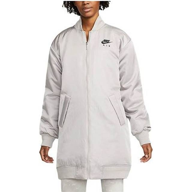 (WMNS) Nike Air Therma-FIT Synthetic-Fill Loose Mid-Length Stay Warm Jacket University Gray DD4641-033 - Grey - XS