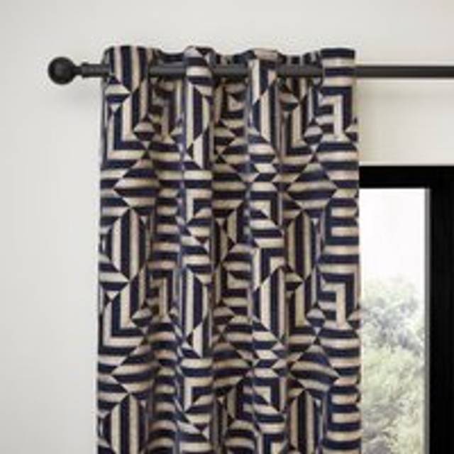 Shoreditch Eyelet Curtains - Navy