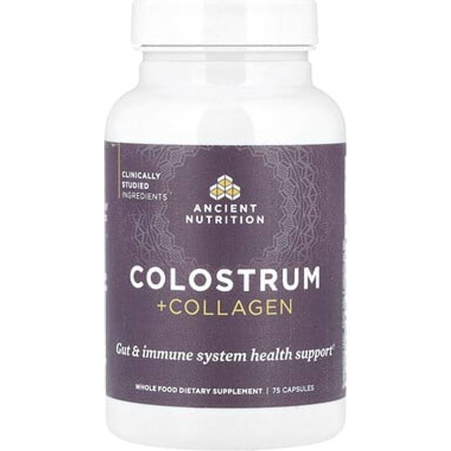 Ancient Nutrition  Colostrum + Collagen  75 Capsules