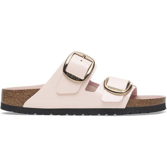 Sneakers Birkenstock Arizona Big Buckle Natural Leather Patent High-Shine Light Rose EUR 36 (36)