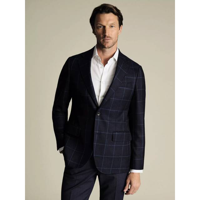 Charles Tyrwhitt Classic Fit Check Wool Blazer