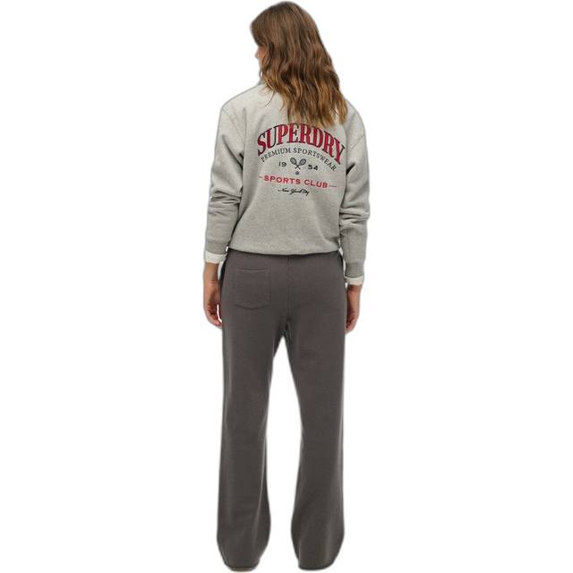 Superdry Athletic Tonal Wide Leg Joggers, Charcoal