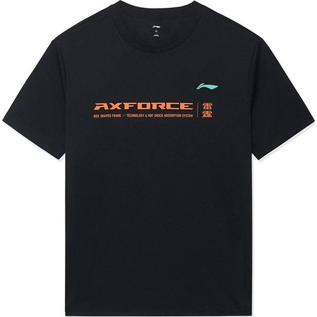 Li-Ning Badminton Tiger Graphic T-shirt 'Black' ATSSC07-1 - Black/Multi-Color - XXL
