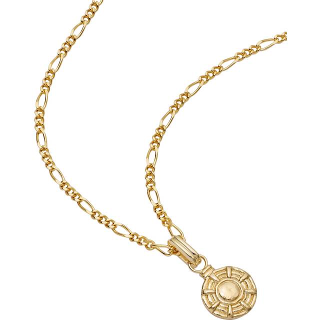 Daisy London Textured Disc Charm Pendant