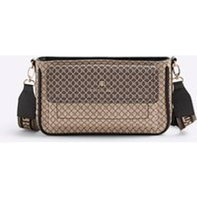 River Island Womens Brown Ri Monogram Utility Cross Body Bag - One Size