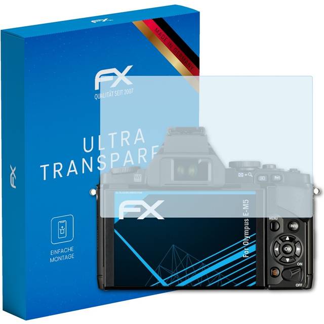 Atfolix 3x Screen Protection Film For Olympus E-m5 Screen Protector Clear