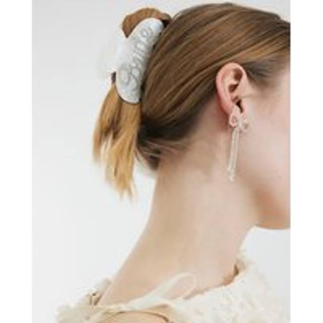 River Island Womens White Crystal Bride Hair Claw Clip - One Size