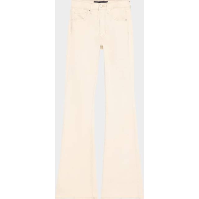 Beverly High-Rise Skinny Flare Jeans - ECRU - 24