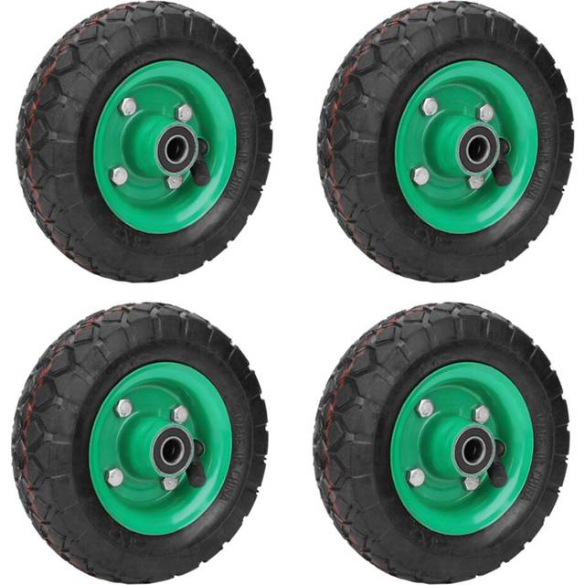 4X Inflatable Tire Wear-Resistant 6in Wheel 150mm Tire Industrial Grade Cart Trolley Tyre Caster 250Kg 36Psi
