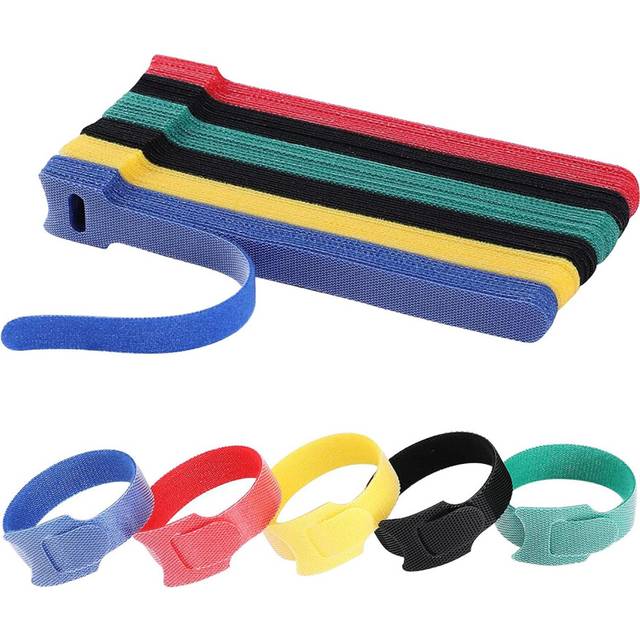 120PCS Cable Ties Reusable Management Cord Organizer 6 Inch Wire Straps for Home Office Electronics Accessories