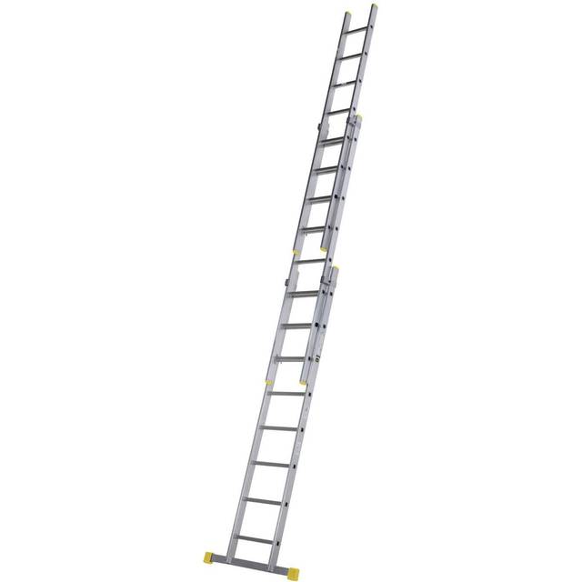 Werner Professional 3 Section Aluminium Extension Ladder - 2.45m