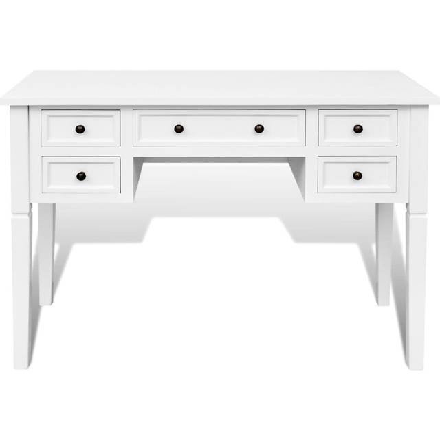 vidaXL 241533 White Skrivebord 45x109.5cm