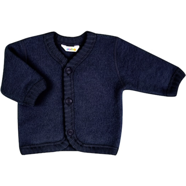 Joha Blue Thermal Wool Cardigan - 1-4 month