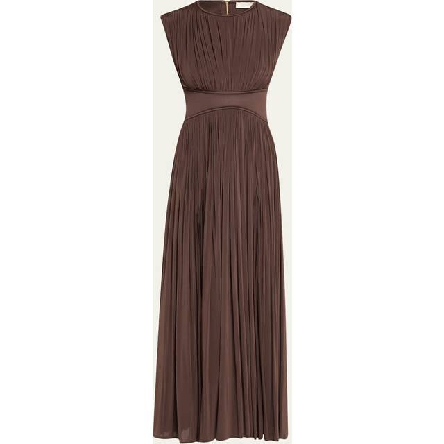 Illuminate Column Dress - CHOCOLATE - 4