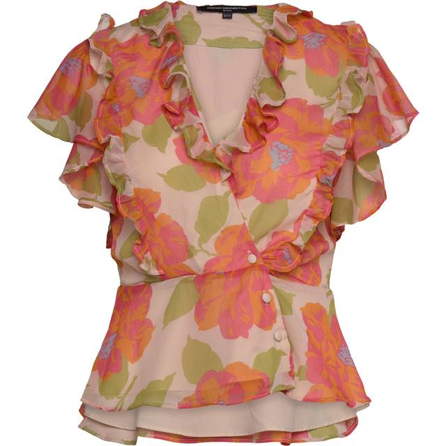 French Connection Louisa Crinkle Blouse