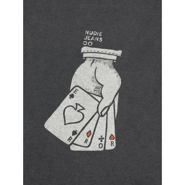 T-shirt Nudie Jeans Roy Nope - Gris - S