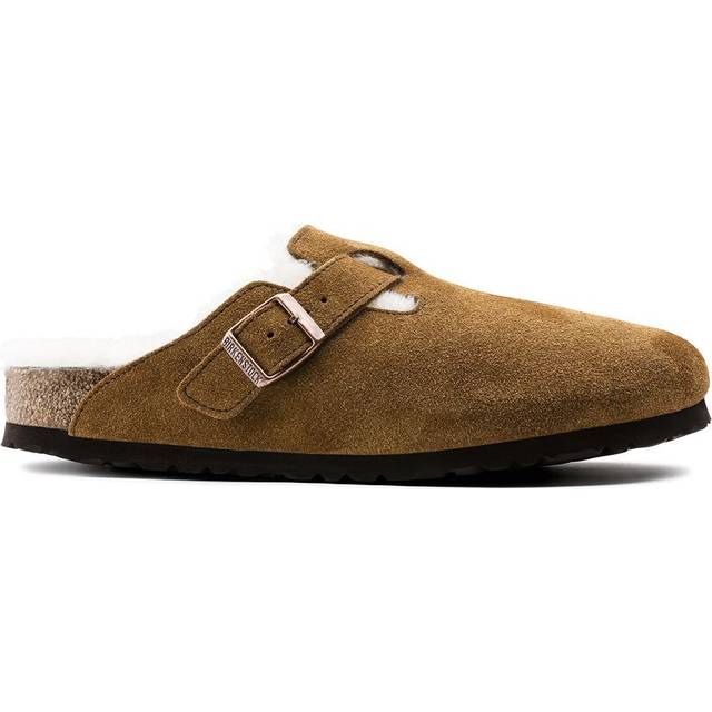 Birkenstock Ladies Mink Boston Shearling Clog, Brand Size 41 ( US Size 11 ) - Blue (Size 11)