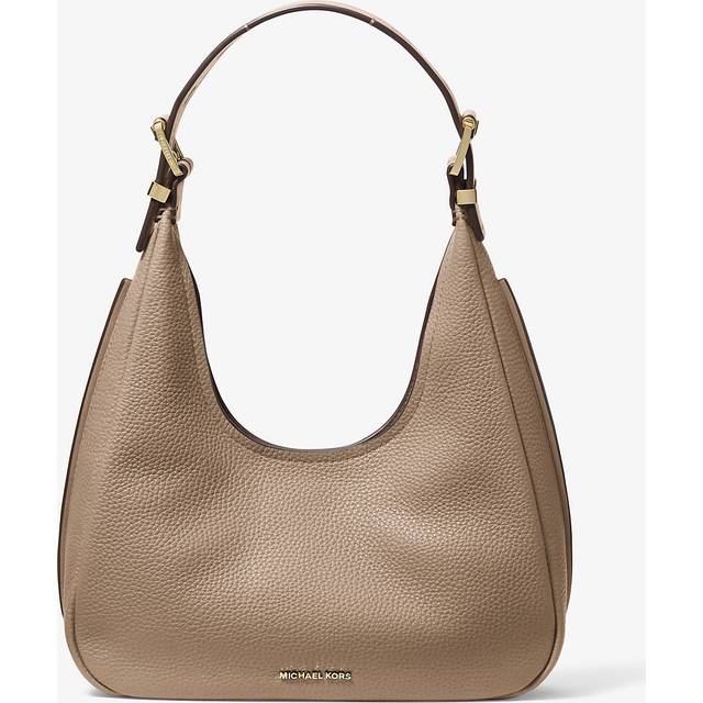 MK Nolita Small Pebbled Leather Hobo Shoulder Bag - Natural - Michael Kors - ONE SIZE