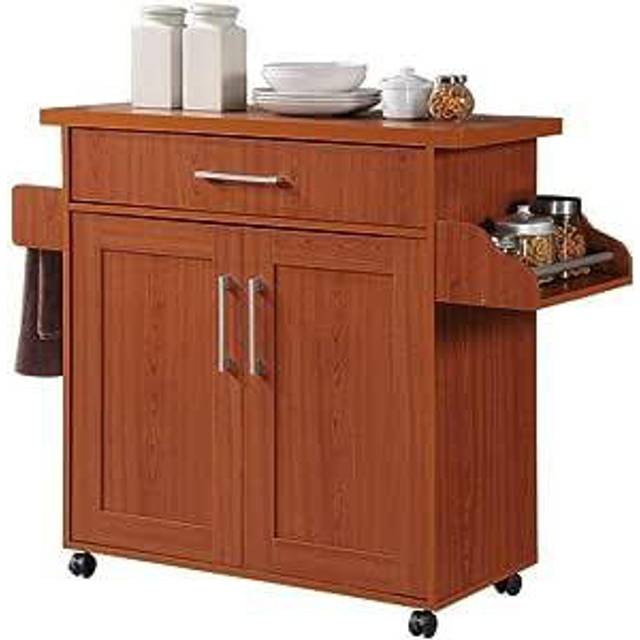 Marlow Home Co. Albizu Kitchen Island Cherry 99cm H X 48cm W X 19cm D