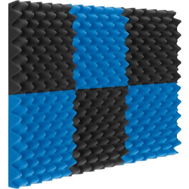 12Pack Acoustic Foam Panels Egg Crate Sound Proof Padding 1 InchX12 Inch Studio Acoustical Treatments