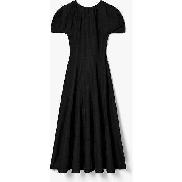 Tory Burch Balloon Sleeve Linen Dress