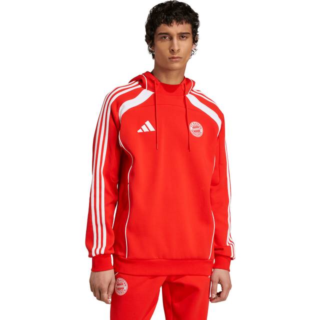 '25-'26 Bayern Munich UBP Doubleknit Hoody (Red) Men's Polyester Made By: Adidas
