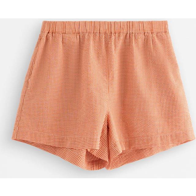 Pyjama shorts in seersucker