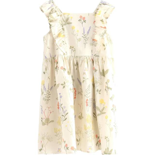 Lindex Kids' Sleeveless Dress, Light Dusty White