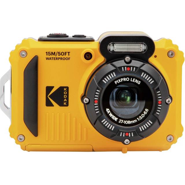 KODAK PIXPRO WPZ2 Rugged Waterproof 16MP Digital Camera with 4x Optical Zoom in Yellow