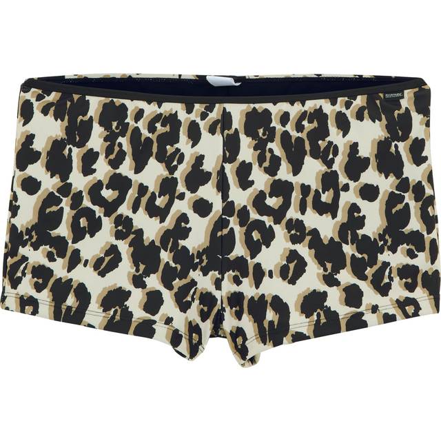 (20 UK, Natural/Black) Regatta Womens/Ladies Aceana Leopard Print Bikini Bottoms