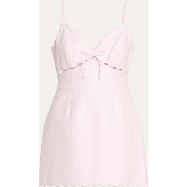 Sydow Linen Mini Dress - BALLERINA PINK - 0