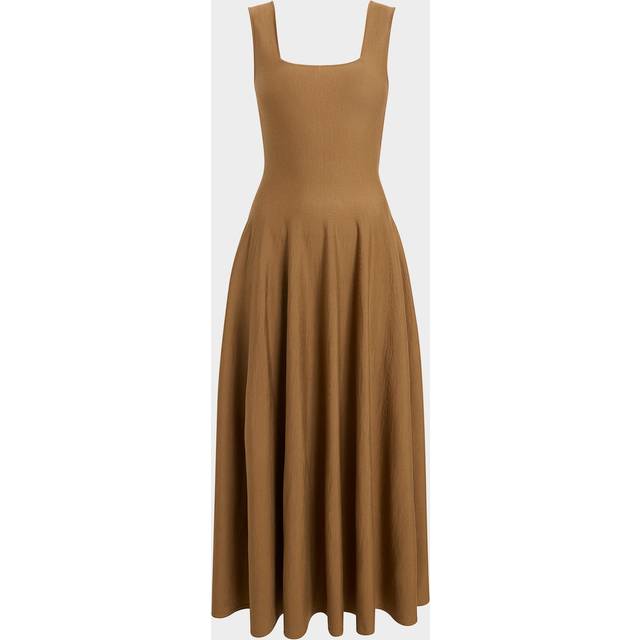 Jodie Square-Neck Sleeveless Maxi Dress - MAPLE - Large
