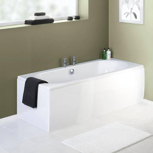 180cm Side Panel - White