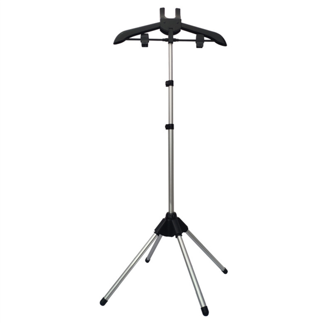 Household Floor Hanging Ironing Display Rack Clothes Hanger black