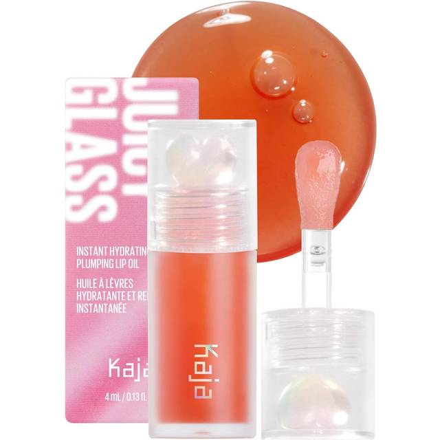 Kaja juicy glass lip oil gloss [05 plum paloma] high shine uk seller