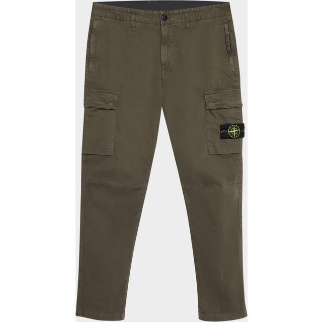 Stone Island Stretch Twill Cargo Pants Military Green