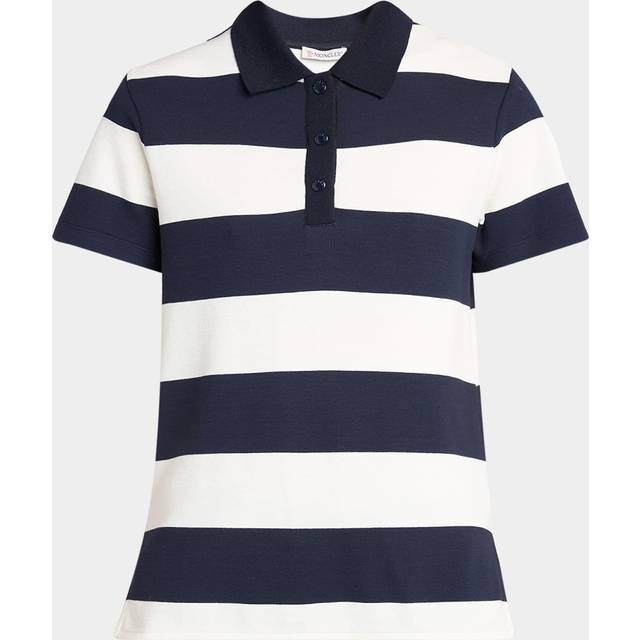 MONCLER COLLECTION Striped Polo Shirt, Women, Multicolour, Size: XS