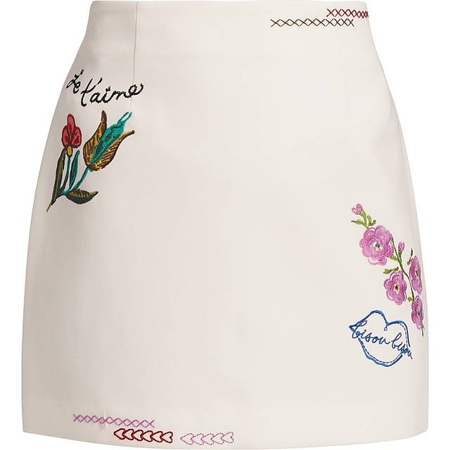 Doris Summer Love Mini Skirt - IVORYMULTI - 14