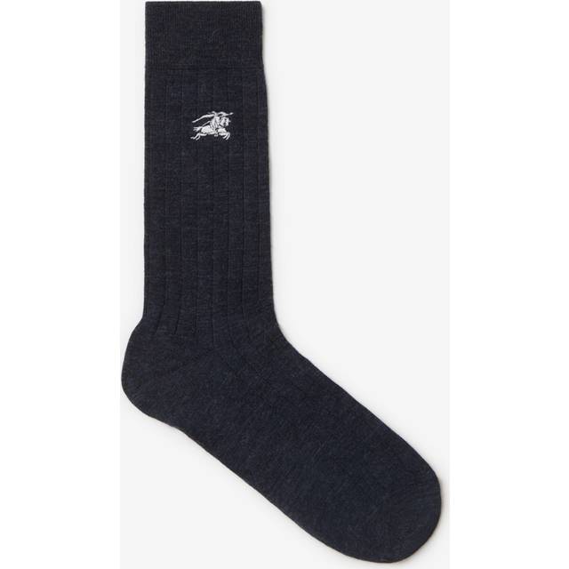 Burberry Wool Blend Socks - Navy - L